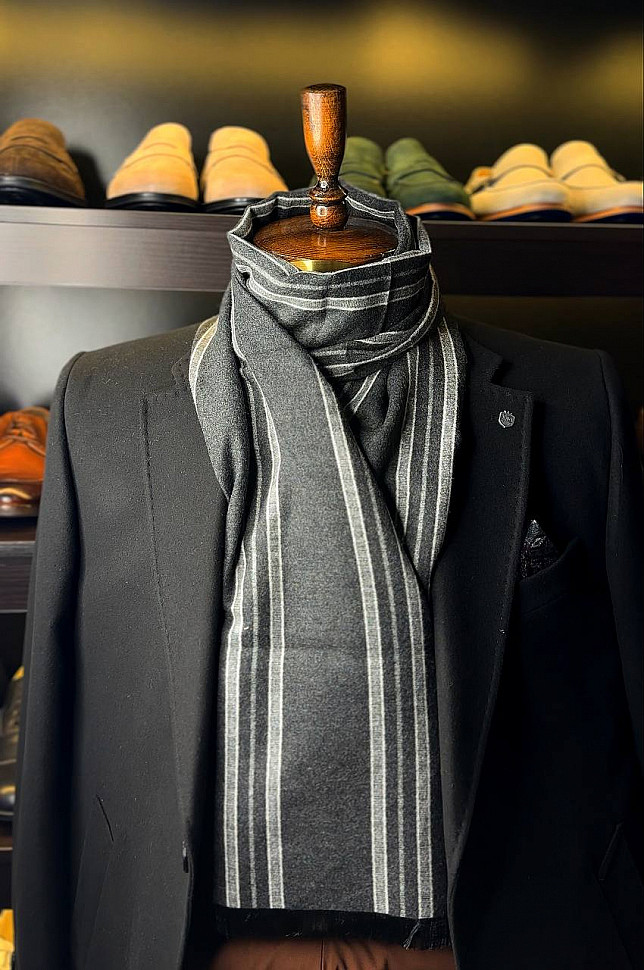 Мужской шарф на осень