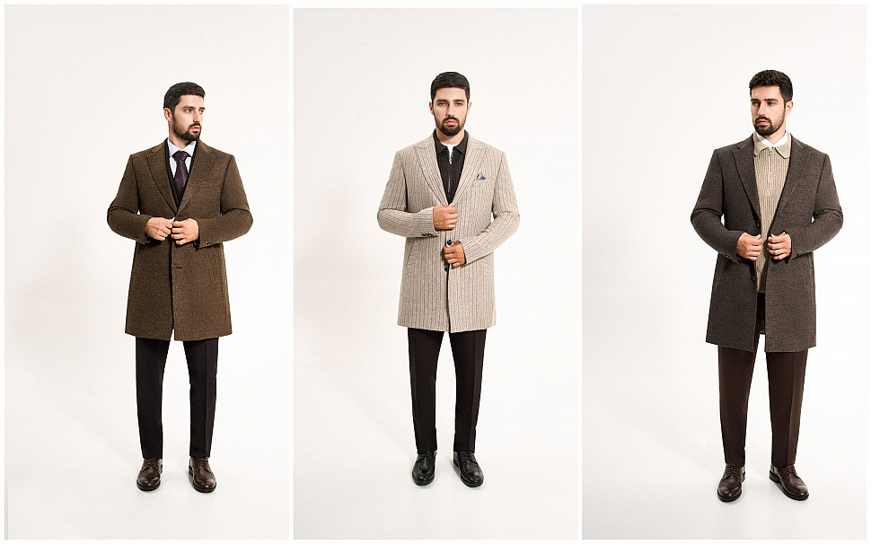 Коричневое пальто