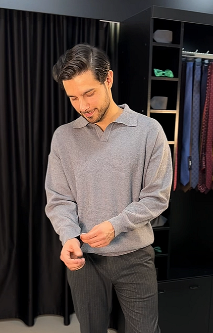 Мужской свитер в стиле old money