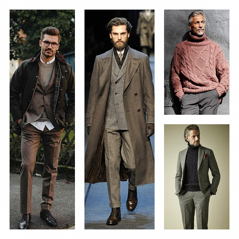 Многослойный мужской образ