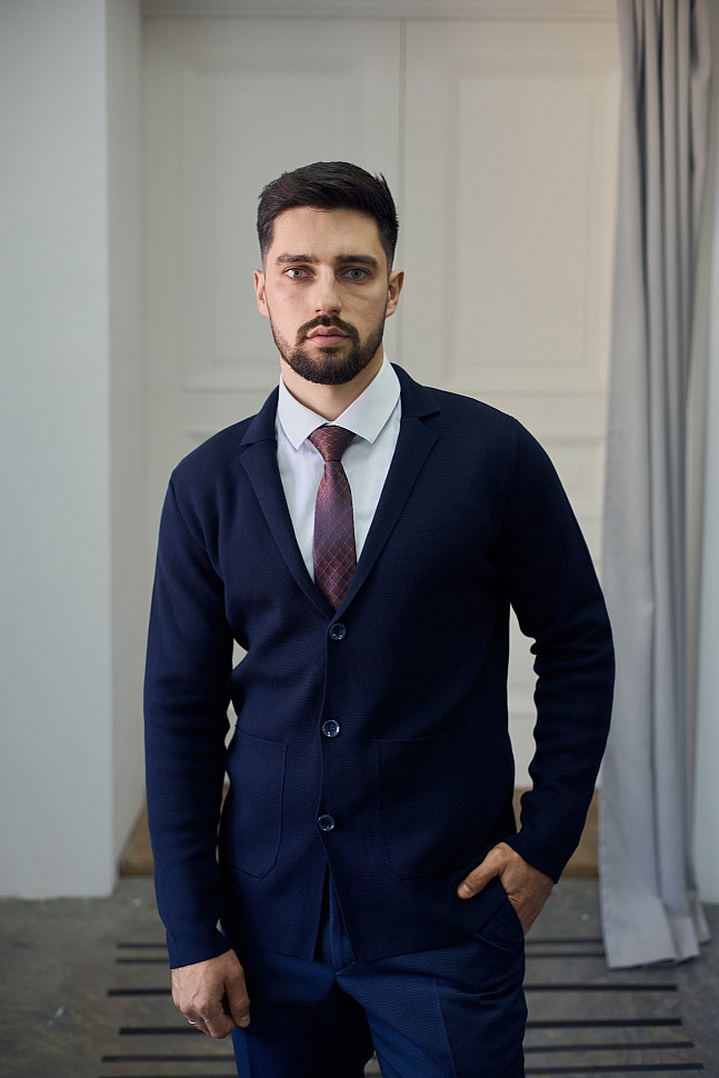 Кардиган на пуговицах