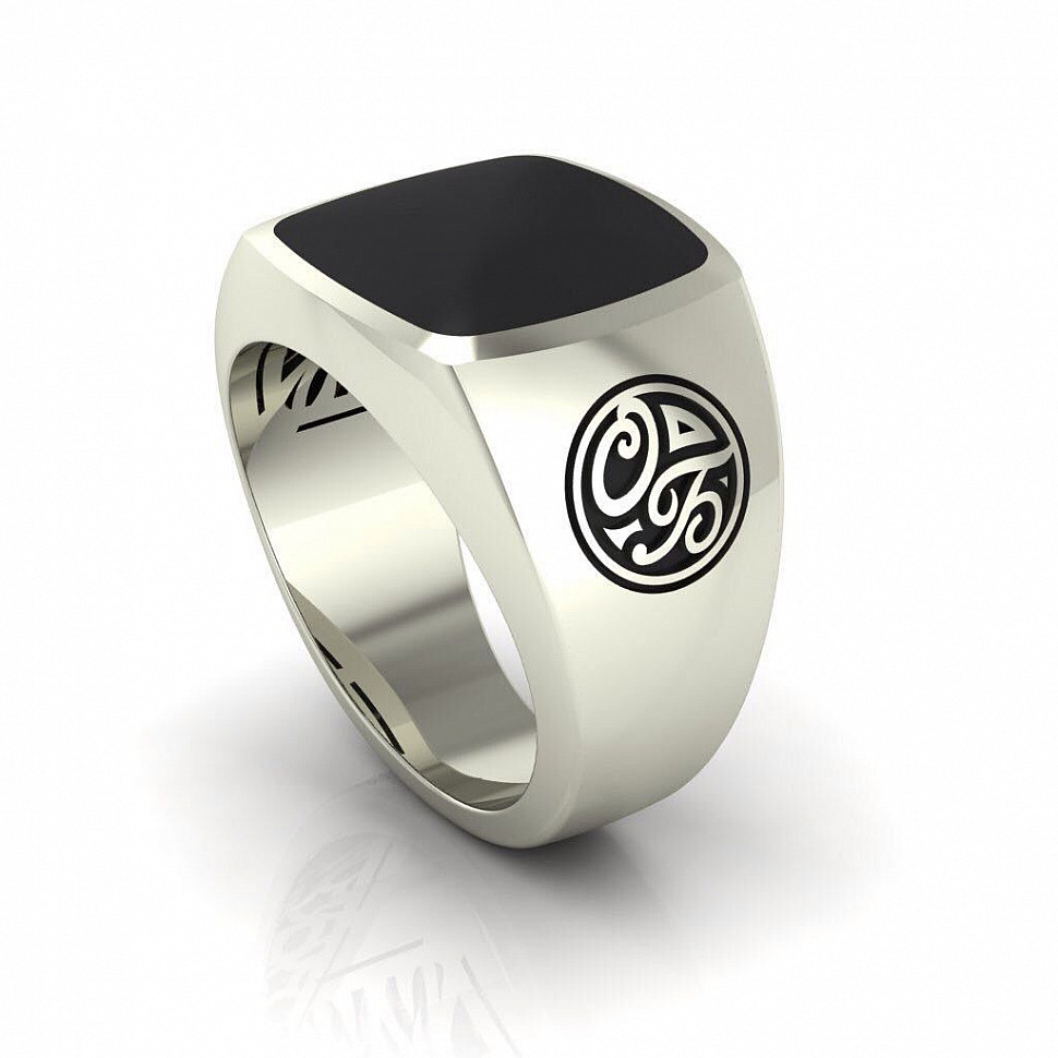Мужской аксессуар кольцо печатка