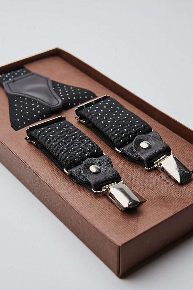 Мужские подтяжки застежка клипса