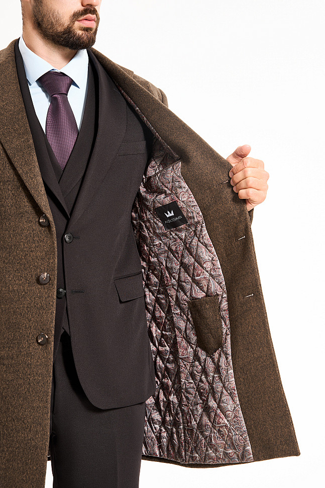 Прямое пальто мужское