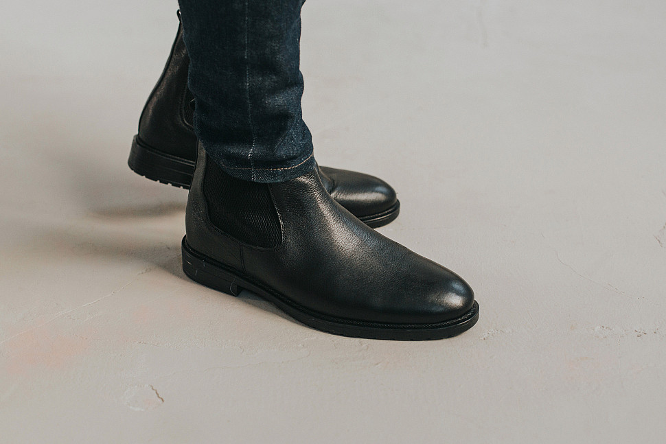 Мужские челси черные