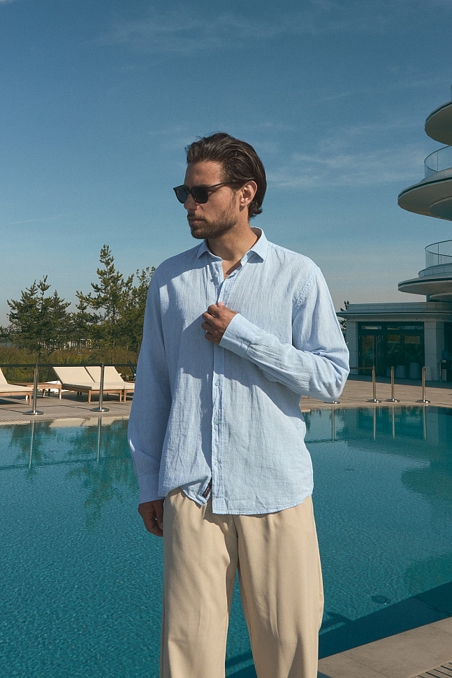 Мужская летняя рубашка