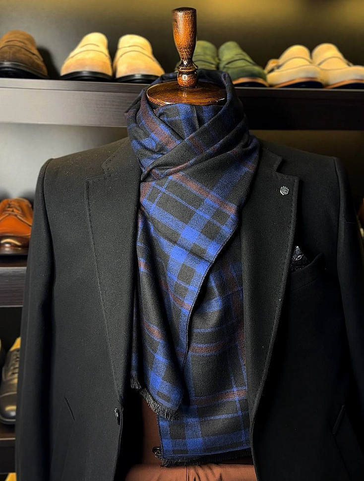 Шарф шерстяной