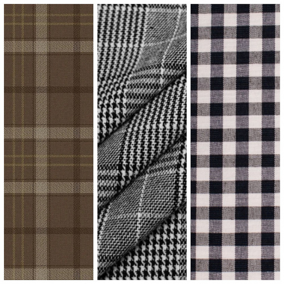 Принт клетка в мужской одежде