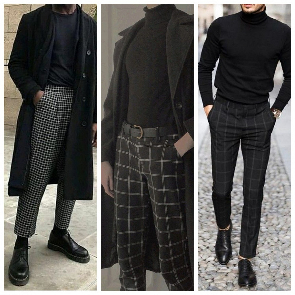 Клетчатые брюки