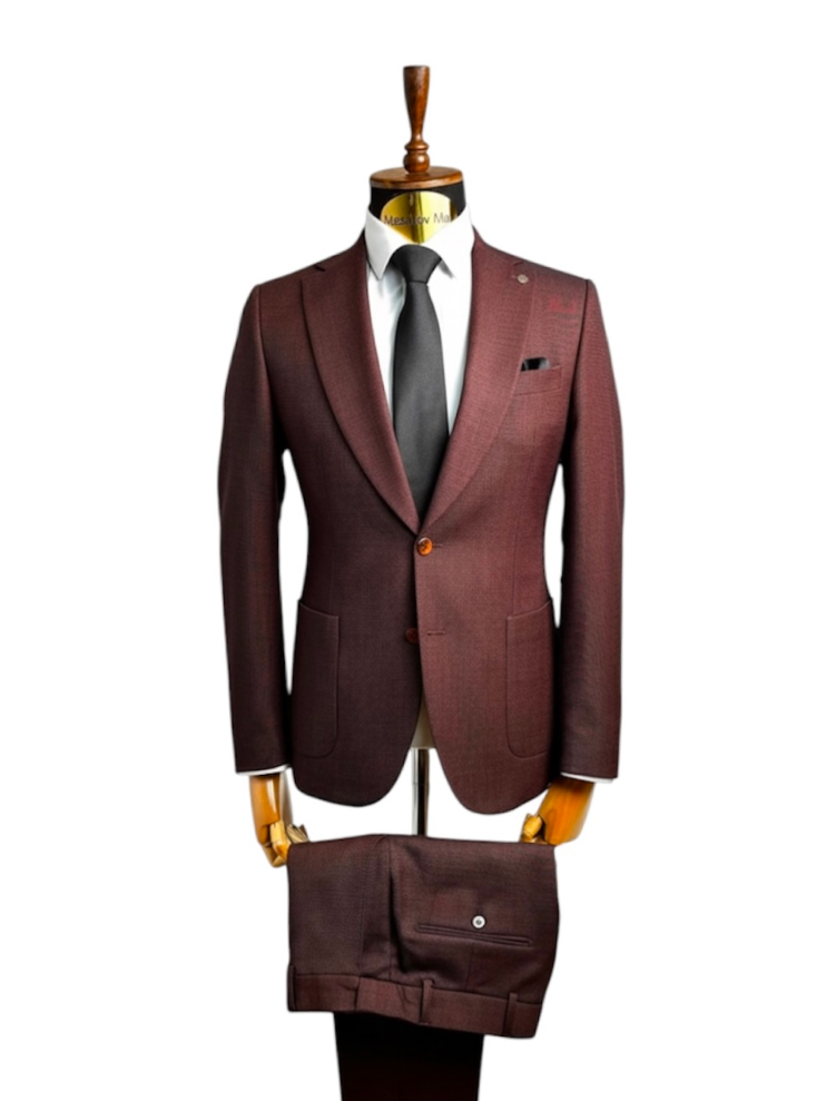 Костюм MAZALTOVMAN 2-ка Premium Рыжий фактурный кежуал