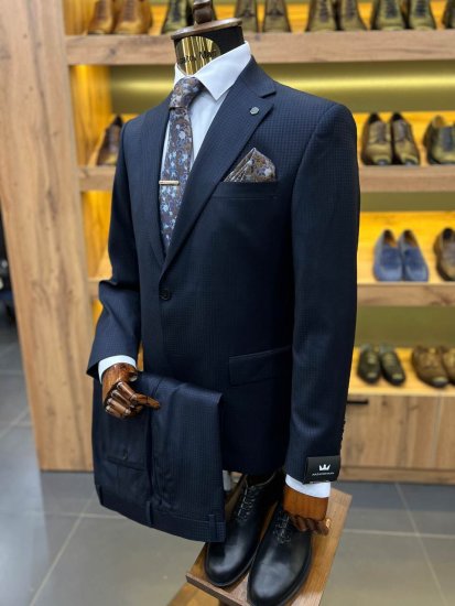 Костюм MAZALTOVMAN 2-ка Premium Синий фактурный
