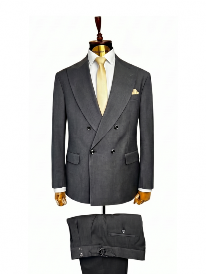 Костюм РБР 2-ка Двубортный Серый