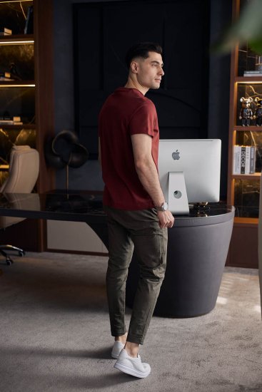 Футболка GIO Бордовая