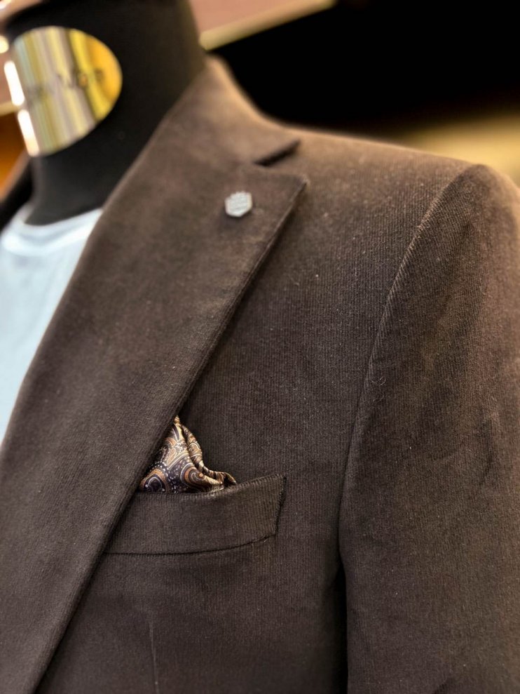 Костюм MAZALTOVMAN 2-ка Premium Коричневый вельвет