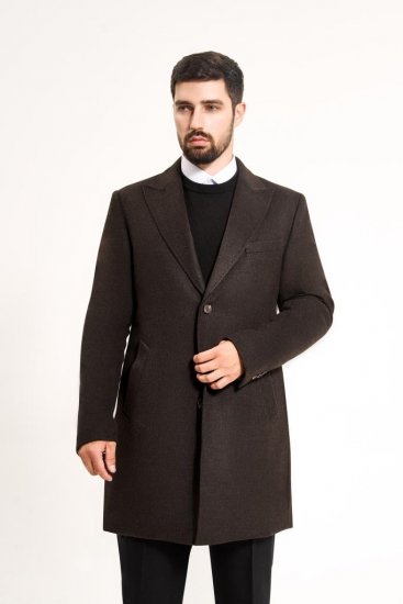 Пальто MAZALTOVMAN Premium Темно-коричневое