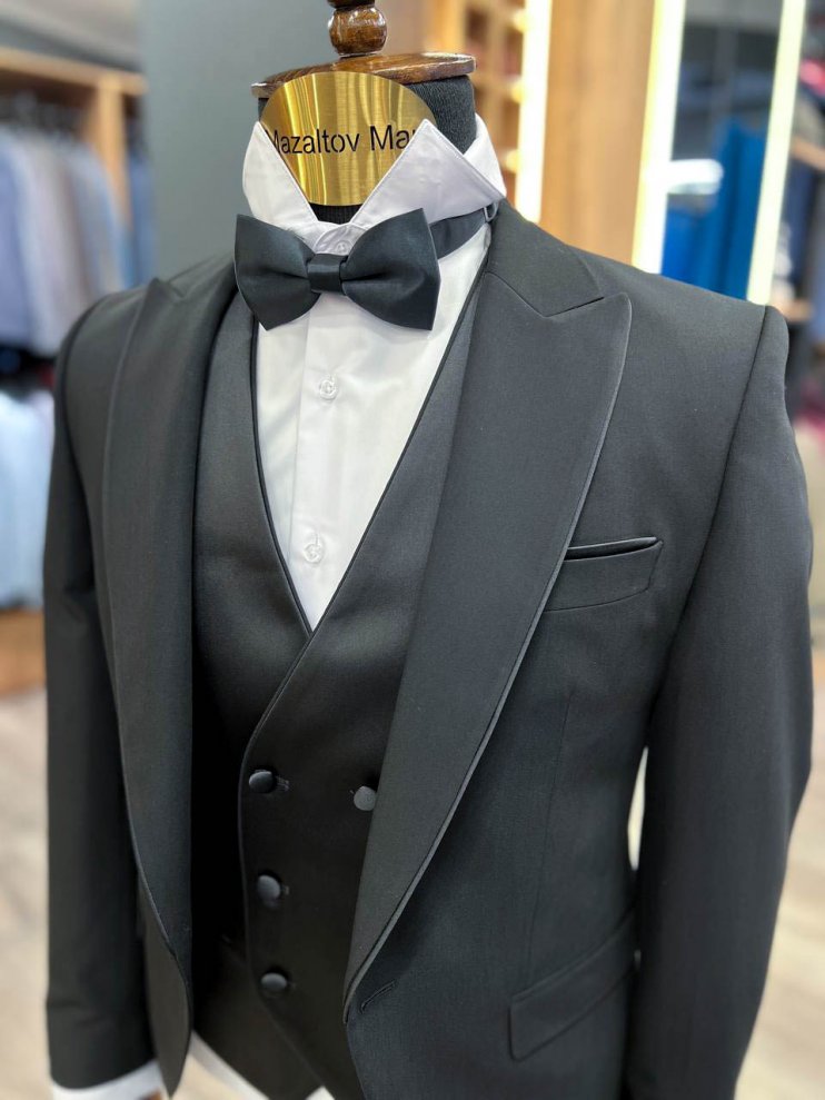 Смокинг MAZALTOVMAN 3-ка Premium Черный