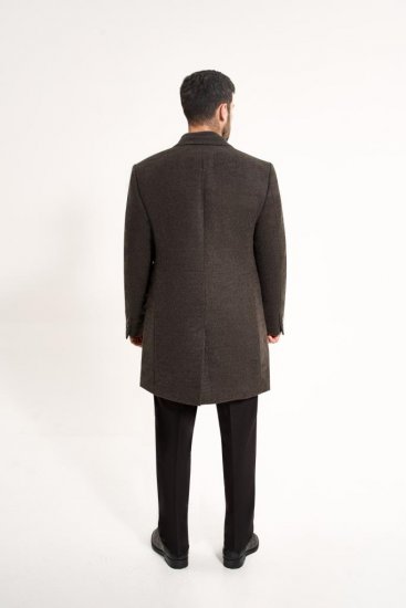 Пальто MAZALTOVMAN Premium Серое фактурное