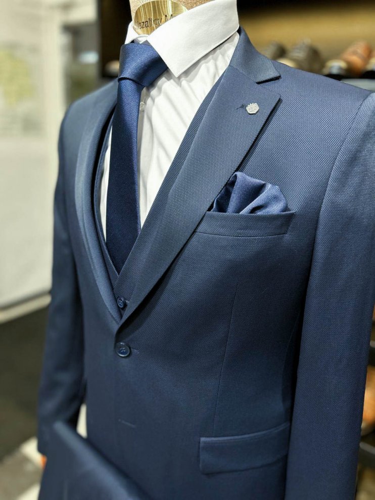 Костюм MAZALTOVMAN 3-ка Синий фактурный