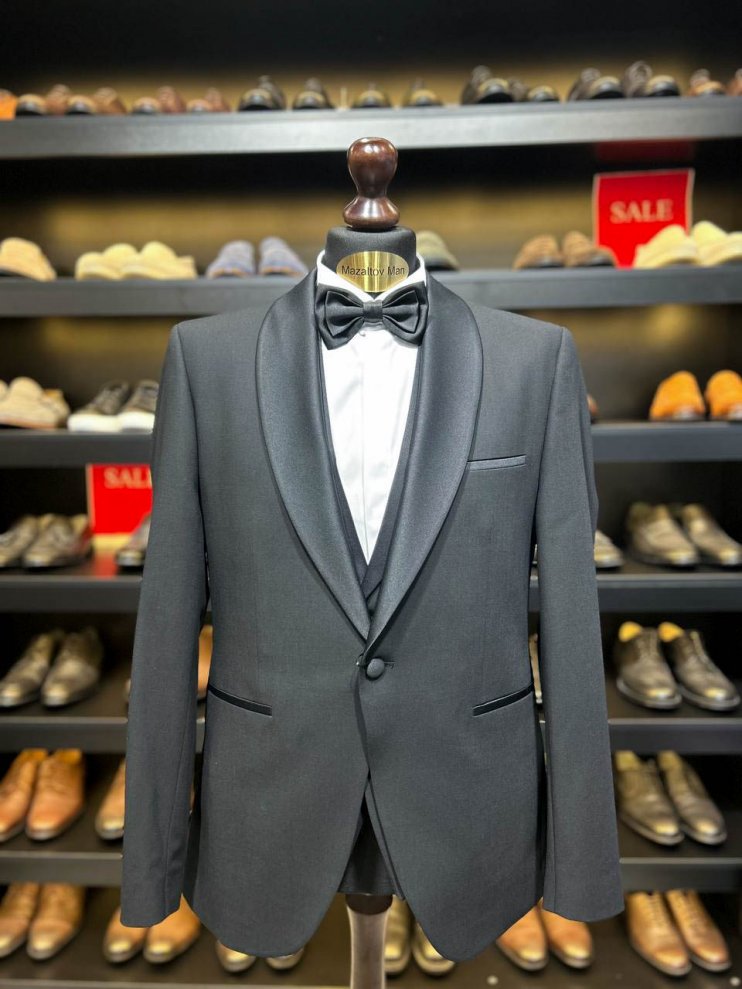 Смокинг MAZALTOVMAN 3-ка Premium Черный