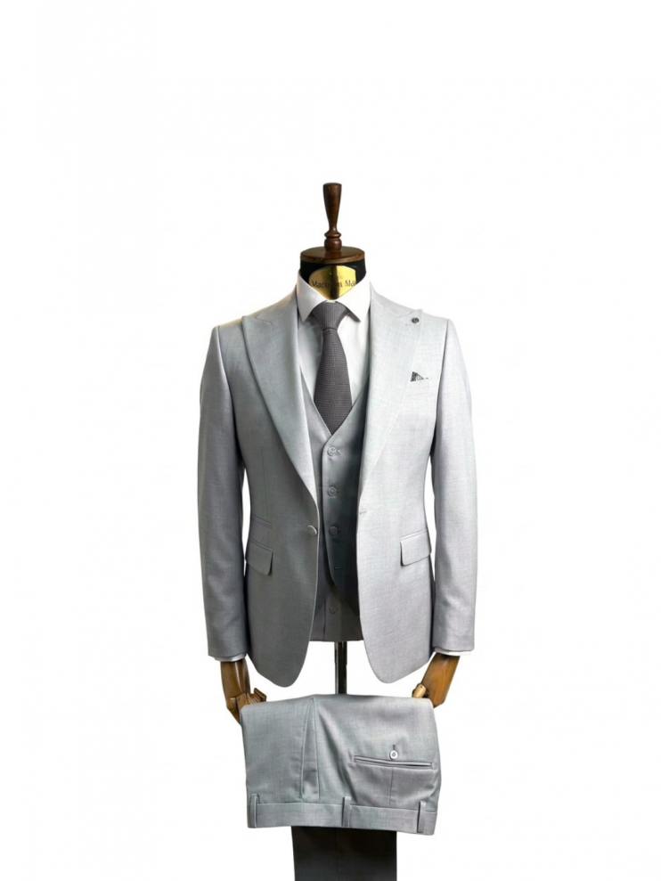 Костюм MAZALTOVMAN 3-ка Premium Светло-серый