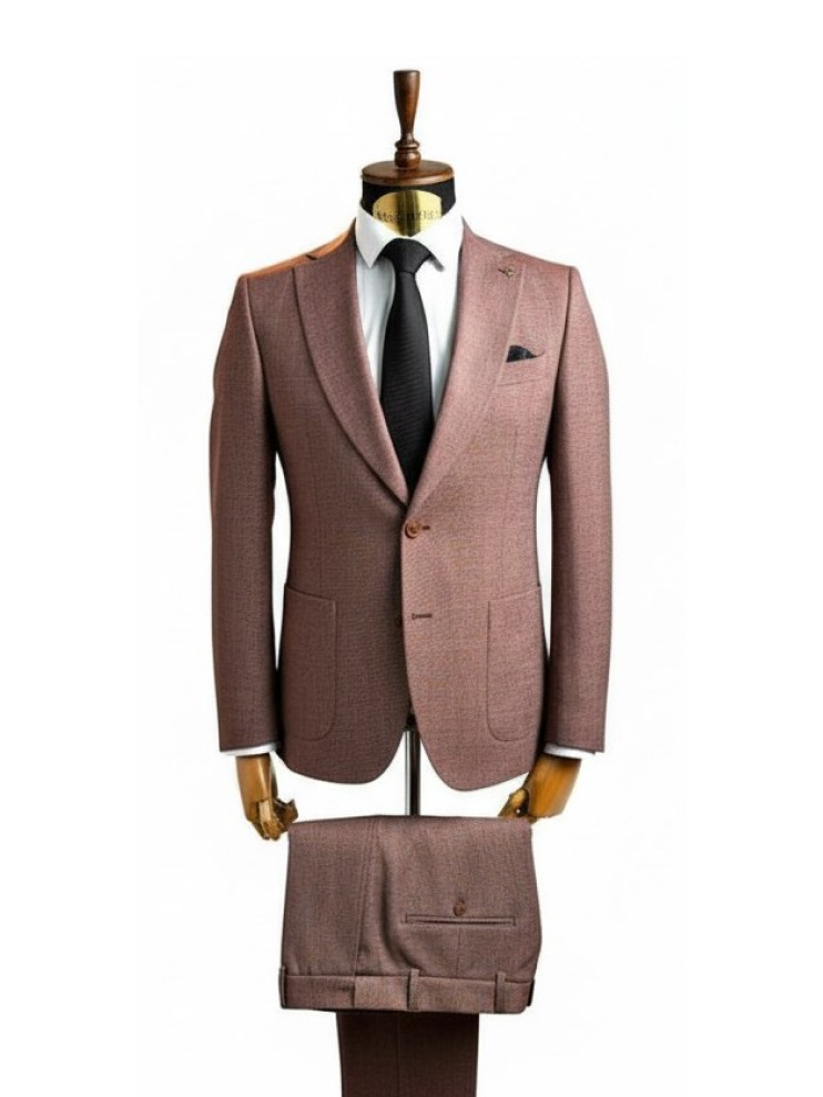Костюм MAZALTOVMAN 2-ка Premium Кирпичный фактурный кежуал