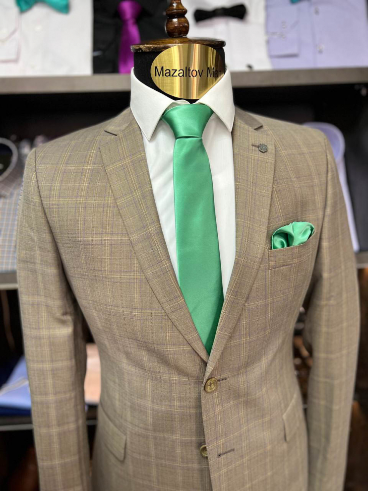 Костюм RGK 2-ка Бежевый в клетку