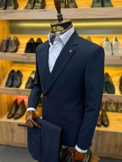 Костюм FCP 2-ка Синий фактурный кэжуал