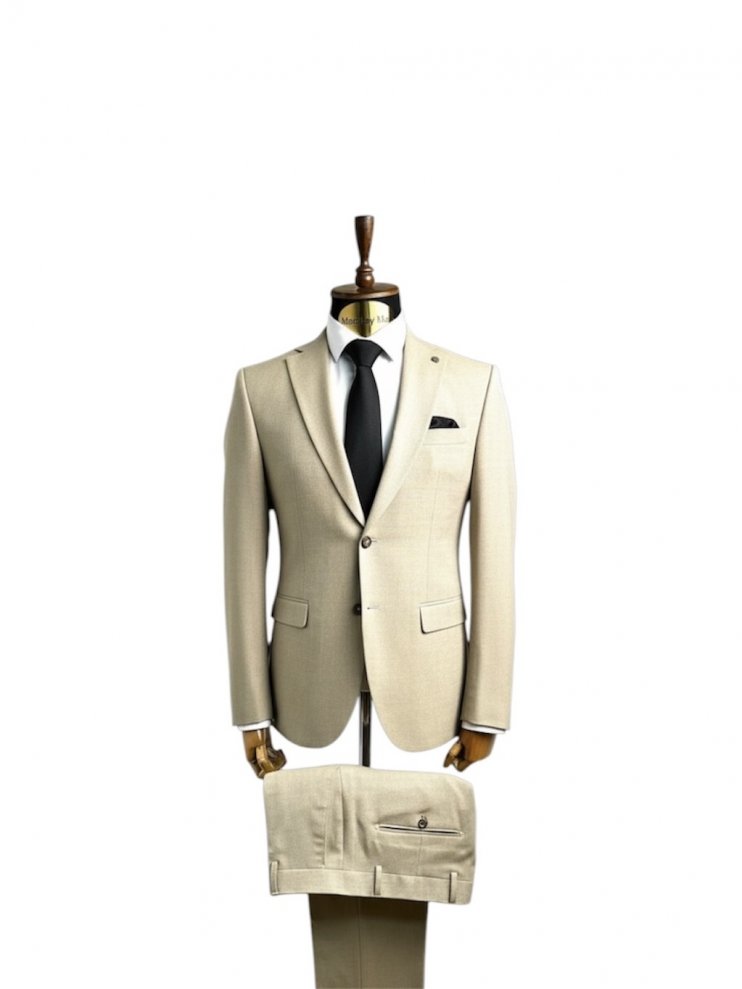 Костюм MAZALTOVMAN 2-ка Premium Бежевый фактурный