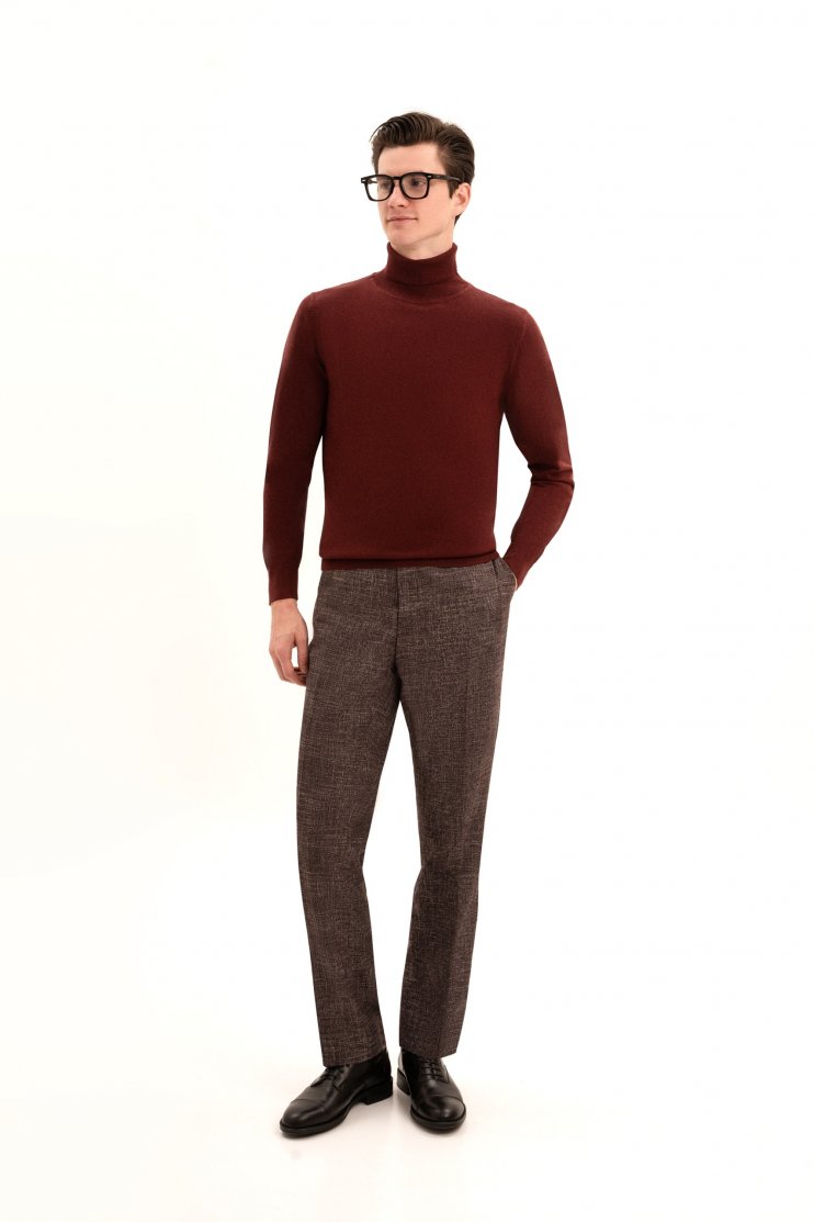 Водолазка MAS Винно-красная