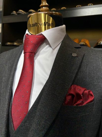 Костюм MAZALTOVMAN 3-ка Серый фактурный