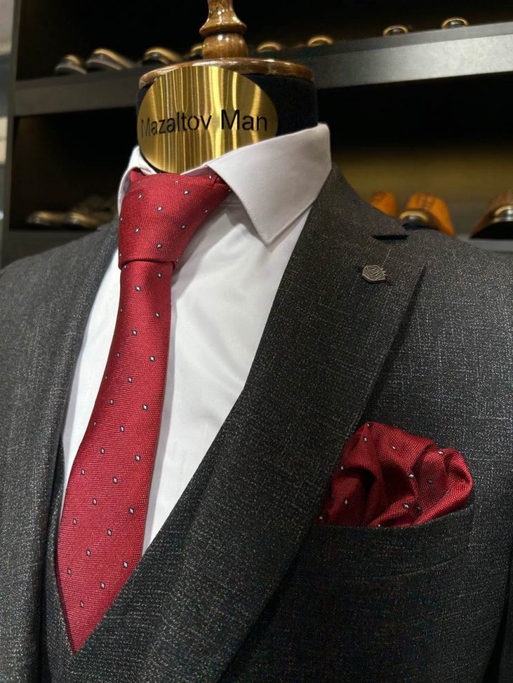 Костюм MAZALTOVMAN 3-ка Серый фактурный