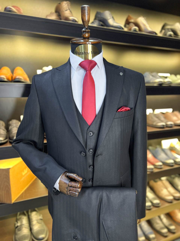 Костюм RAM 3-ка Черный фактурный