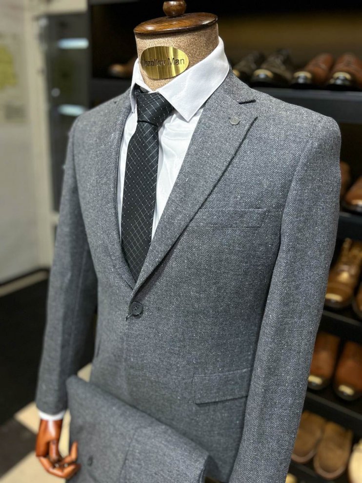 Костюм MAZALTOVMAN 2-ка Серый фактурный